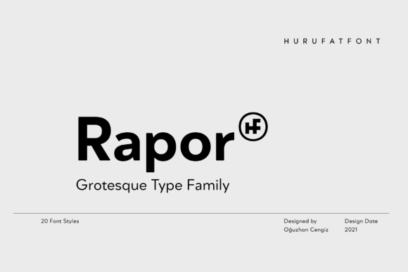 Rapor Font - Featured Image