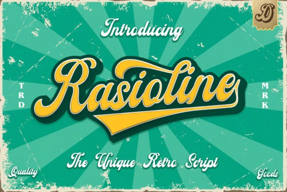 Rasioline Font - Featured Image