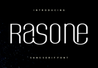 Rasone Font - Featured Image