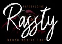 Rassty Brush Script Font - Featured Image