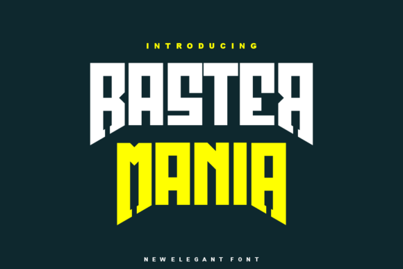 Raster Mania Font - Featured Image