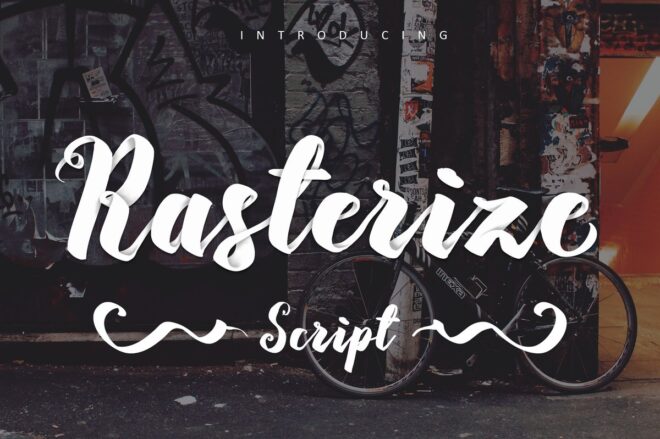 Rasterize Font - Featured Image