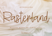 Rasterland Font - Featured Image