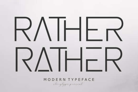 Rather Font - Featured Image