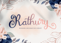 Rathury Font - Featured Image