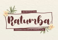 Ratumba Font - Featured Image
