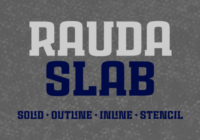 Rauda Slab Family Font - Featured Image