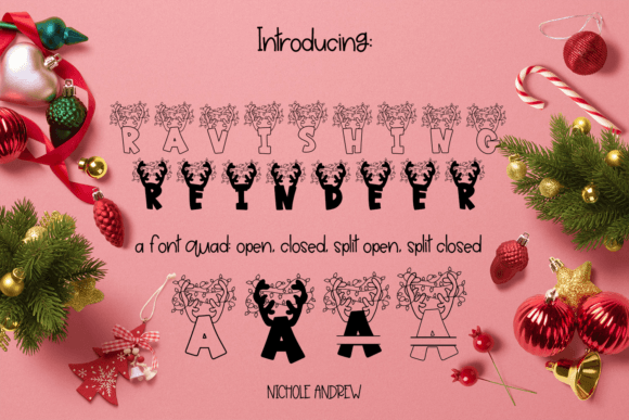 Ravishing Reindeer Font - Featured Image