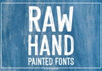 Raw Hand Painted Font - Featured Image
