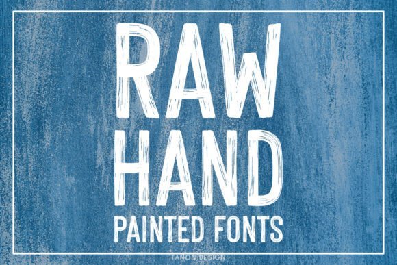 Raw Hand Painted Font - Featured Image