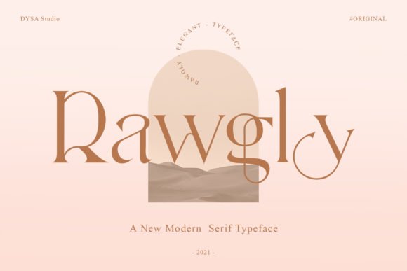 Rawgly Font - Featured Image