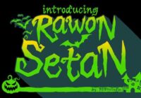 Rawon Setan Font - Featured Image