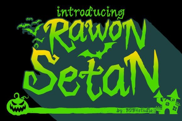 Rawon Setan Font - Featured Image