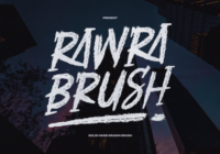 Rawra Brush Font - Featured Image