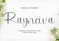 Rayneiva Font - Featured Image