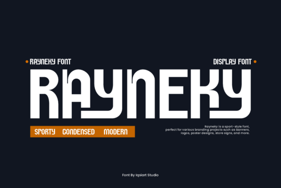 Rayneky Font - Featured Image