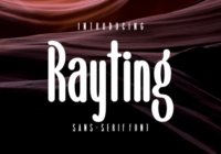 Rayting Font - Featured Image