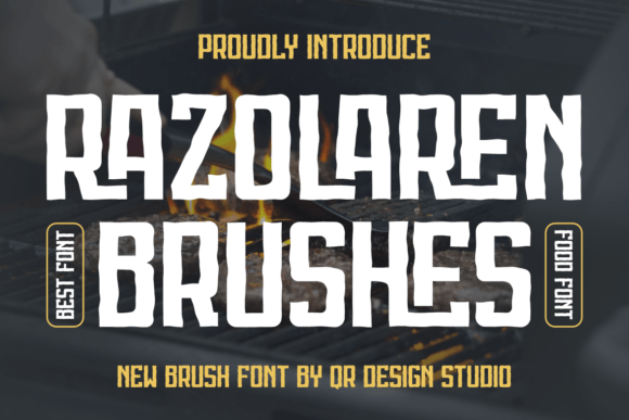 Razolaren Brushes Font - Featured Image