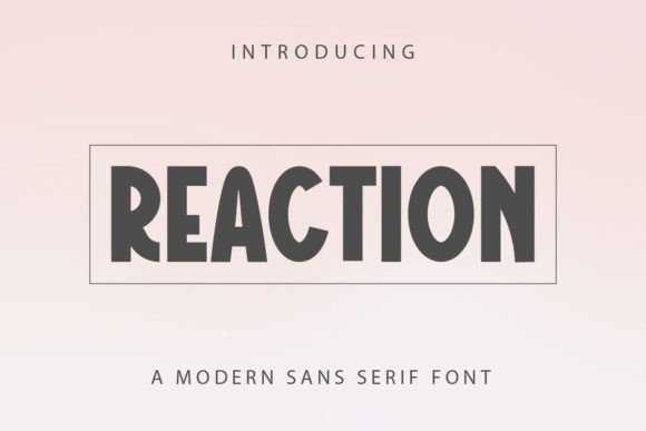 Reaction Font - Featured Image