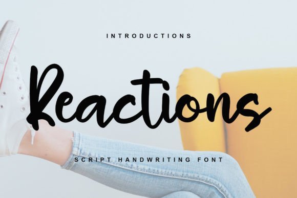 Reactions Font - Featured Image