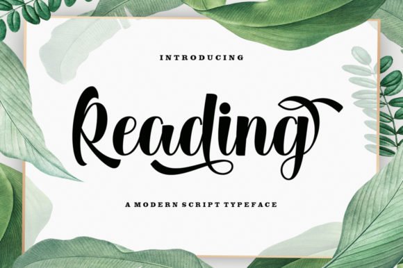 Reading Font - Featured Image