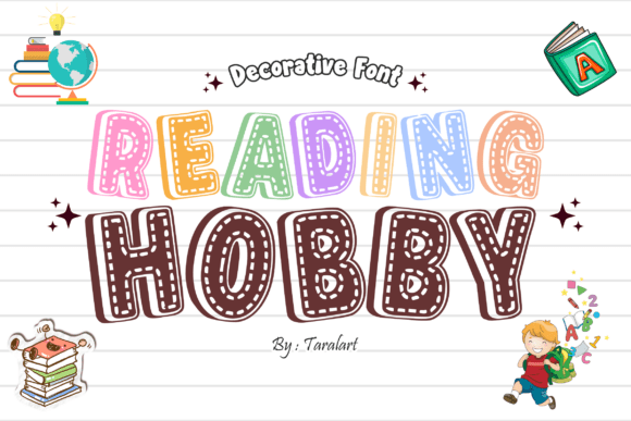 Readinghobby Regular Font - Featured Image