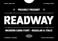 Readway Font - Featured Image