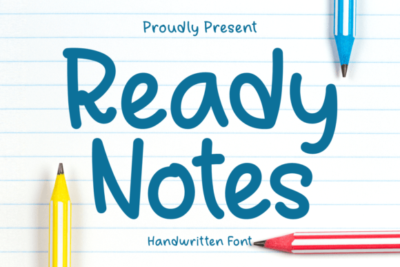 Ready Notes Font - Featured Image