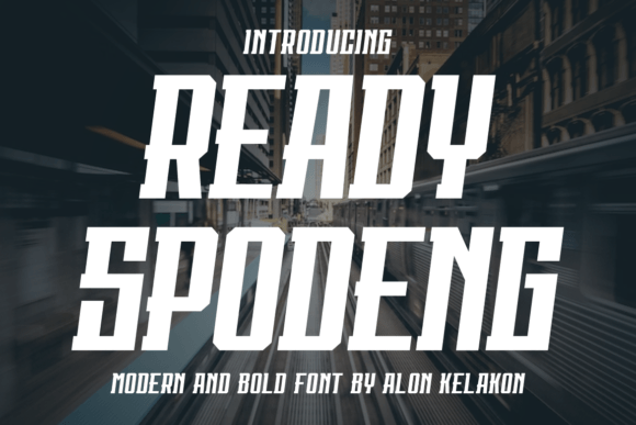 Ready Spodeng Font - Featured Image