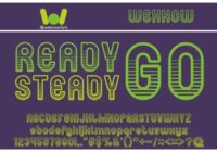 Ready Steady Go Font - Featured Image