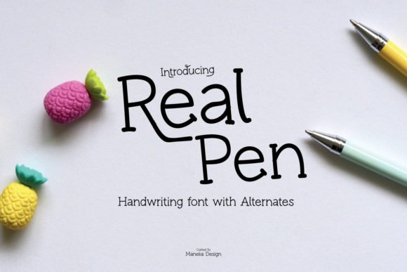 Real Pen Font - Featured Image
