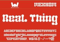 Real Thing Font - Featured Image