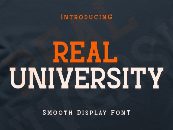 Real University Font - Featured Image