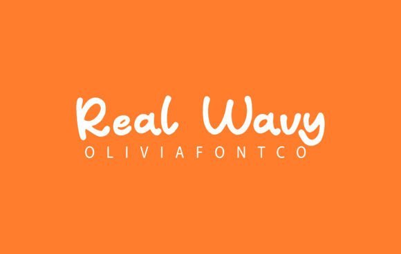 Real Wavy Font - Featured Image