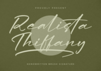 Realista Thiffany Font - Featured Image
