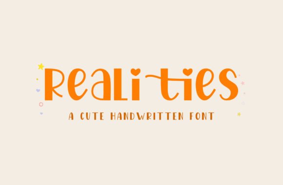 Realities Font - Featured Image