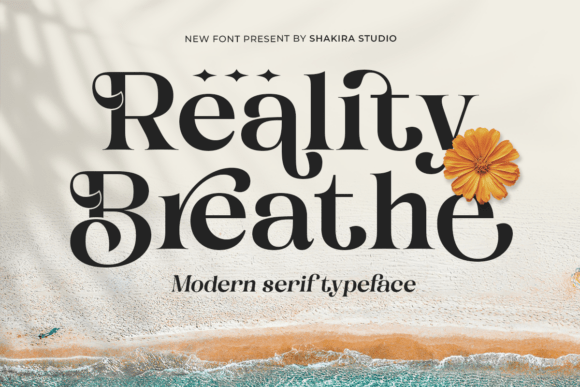 Reality Breathe Font - Featured Image