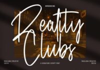 Reality Clubs Font - Featured Image