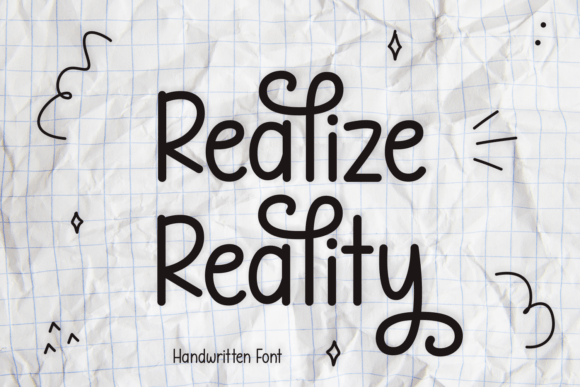 Realize Reality Font - Featured Image