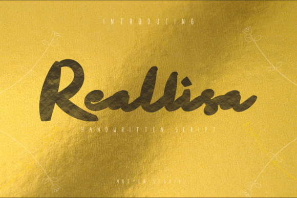 Reallisa Font - Featured Image