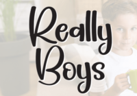 Really Boys Font - Featured Image