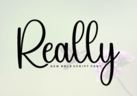 Really Font - Featured Image