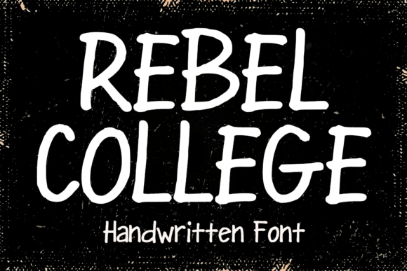 Rebel College Font - Featured Image