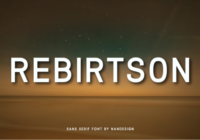 Rebirtson Font - Featured Image