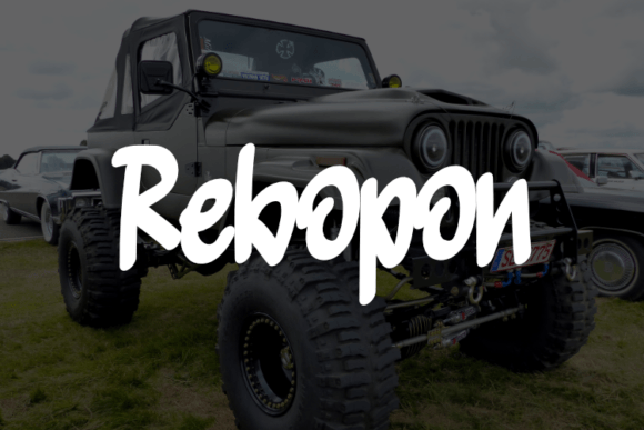 Rebopon Font - Featured Image