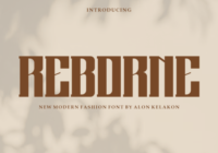 Reborne Font - Featured Image