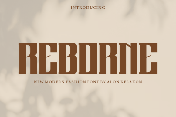 Reborne Font - Featured Image