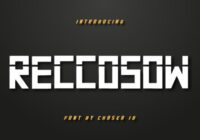 Reccosow Font - Featured Image