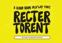 Recter Torent Font - Featured Image