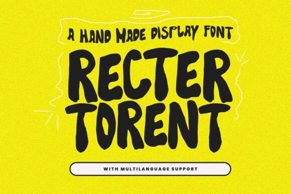 Recter Torent Font - Featured Image